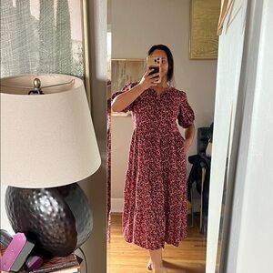 Old Navy Floral Pink Maxi Dress